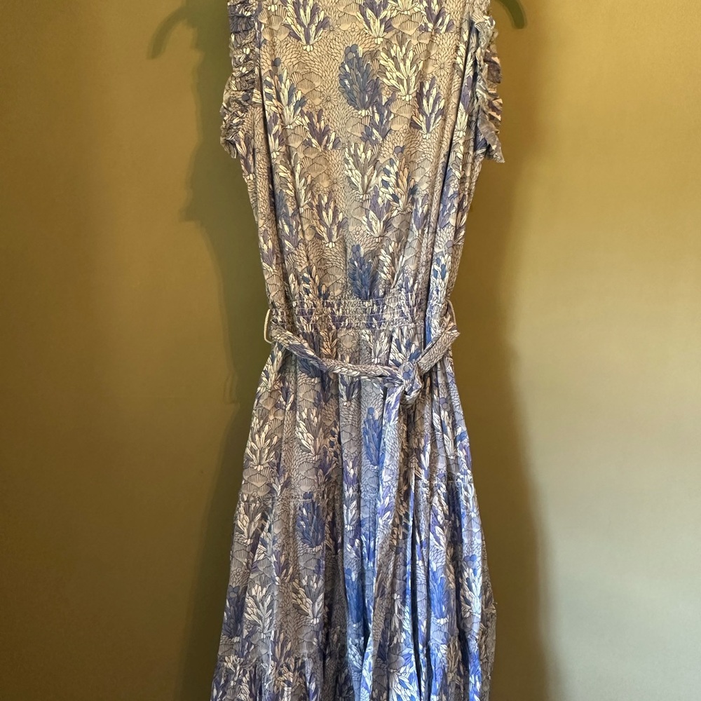 Roller Rabbit Blue Sleeveless Maxi Sundress